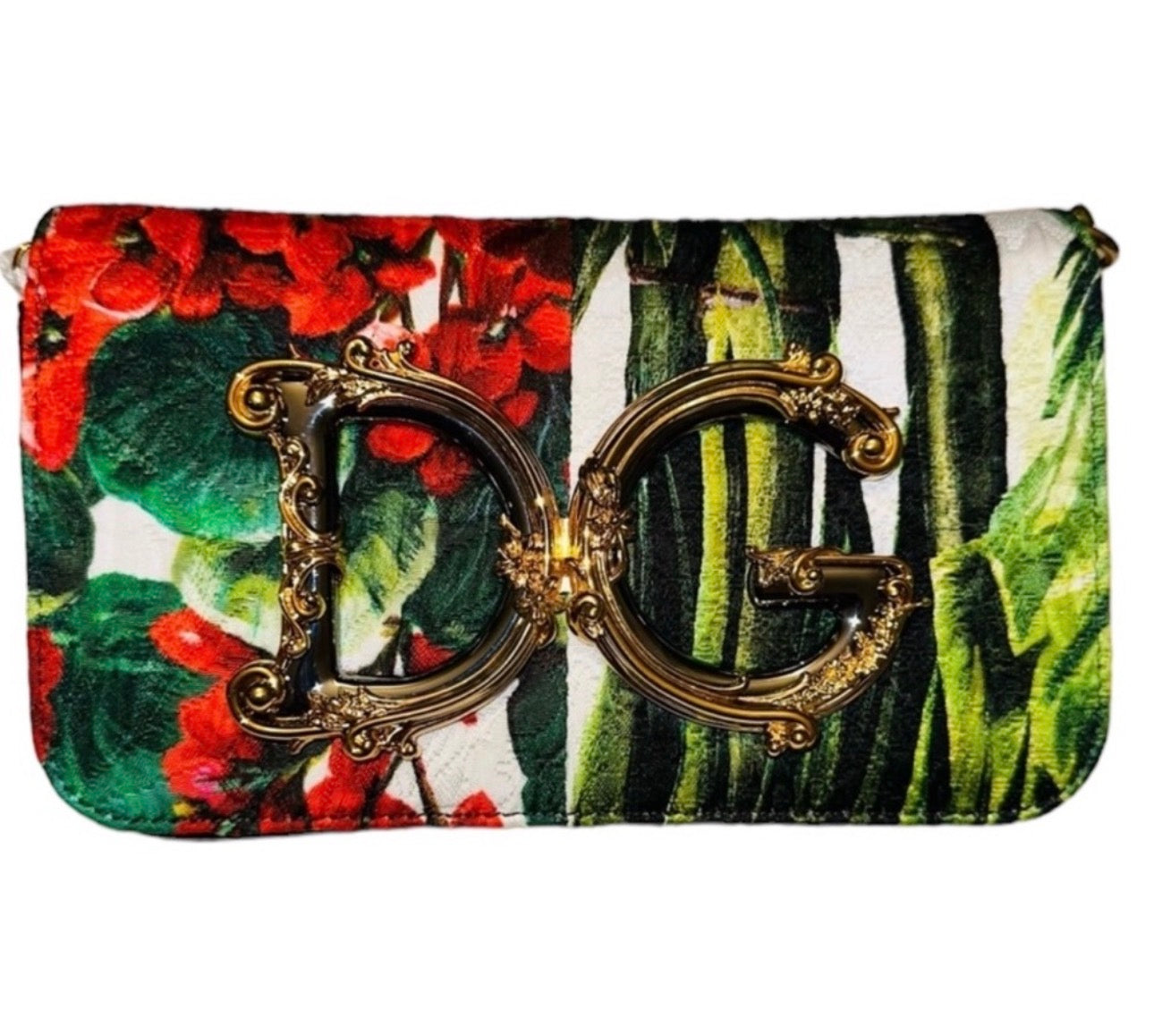 New Dolce & Gabbana Patchwork Girl’s Python Skin Convertible Crossbody (Full Set) 00672024OPUL