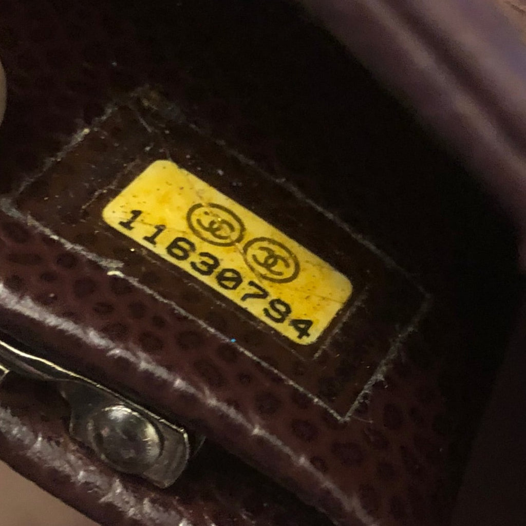 Preloved Chanel Timeless Bordeaux Caviar Bifold French Wallet 02032024OPUL