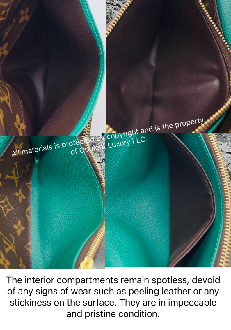 Preloved Louis Vuitton Monogram Portefeulle Emily Green with Box 01682024OPUL