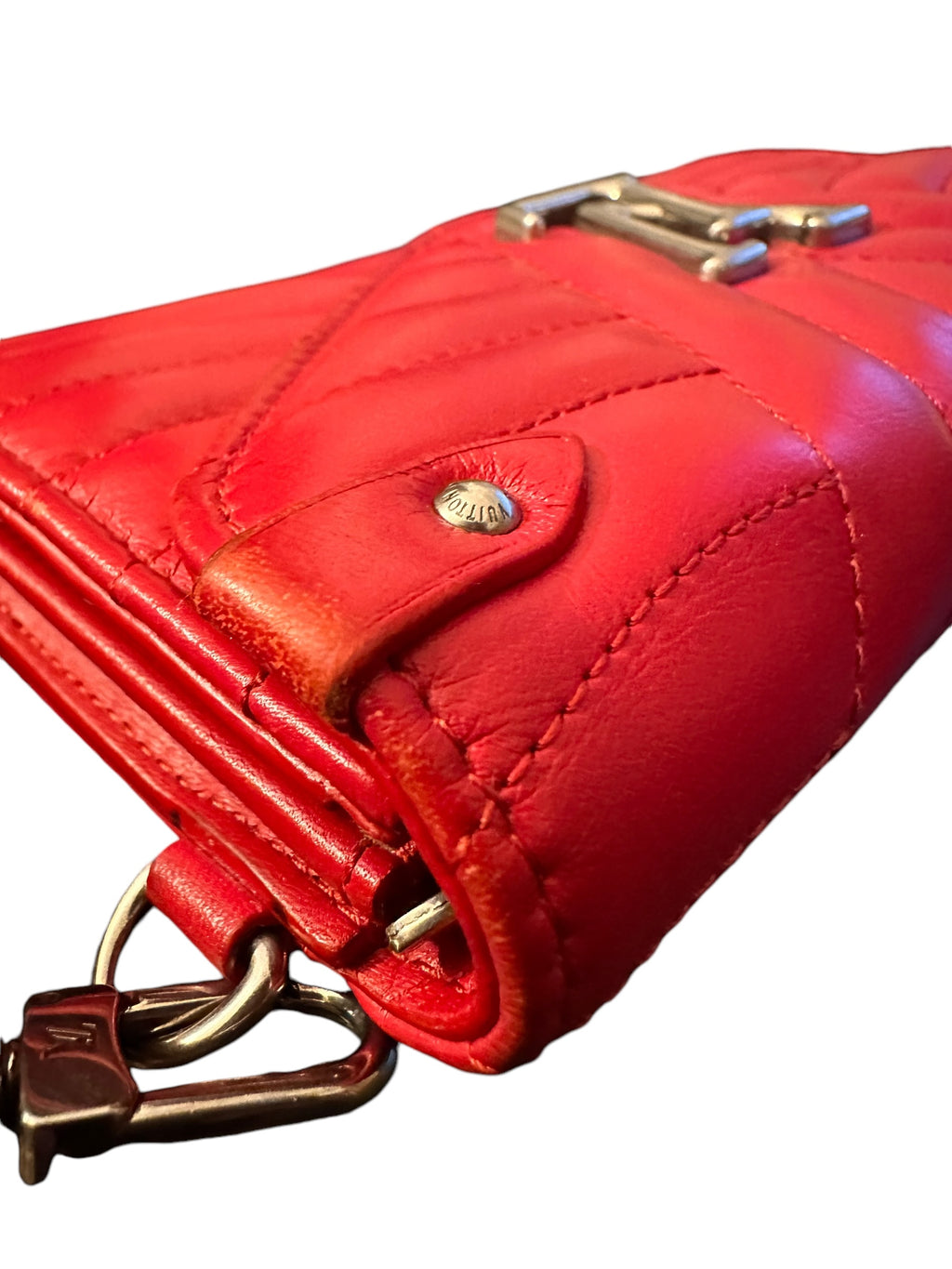 Preloved Louis Vuitton LV New Wave in Quilted Red Calfskin Leather (02632024OPUL)