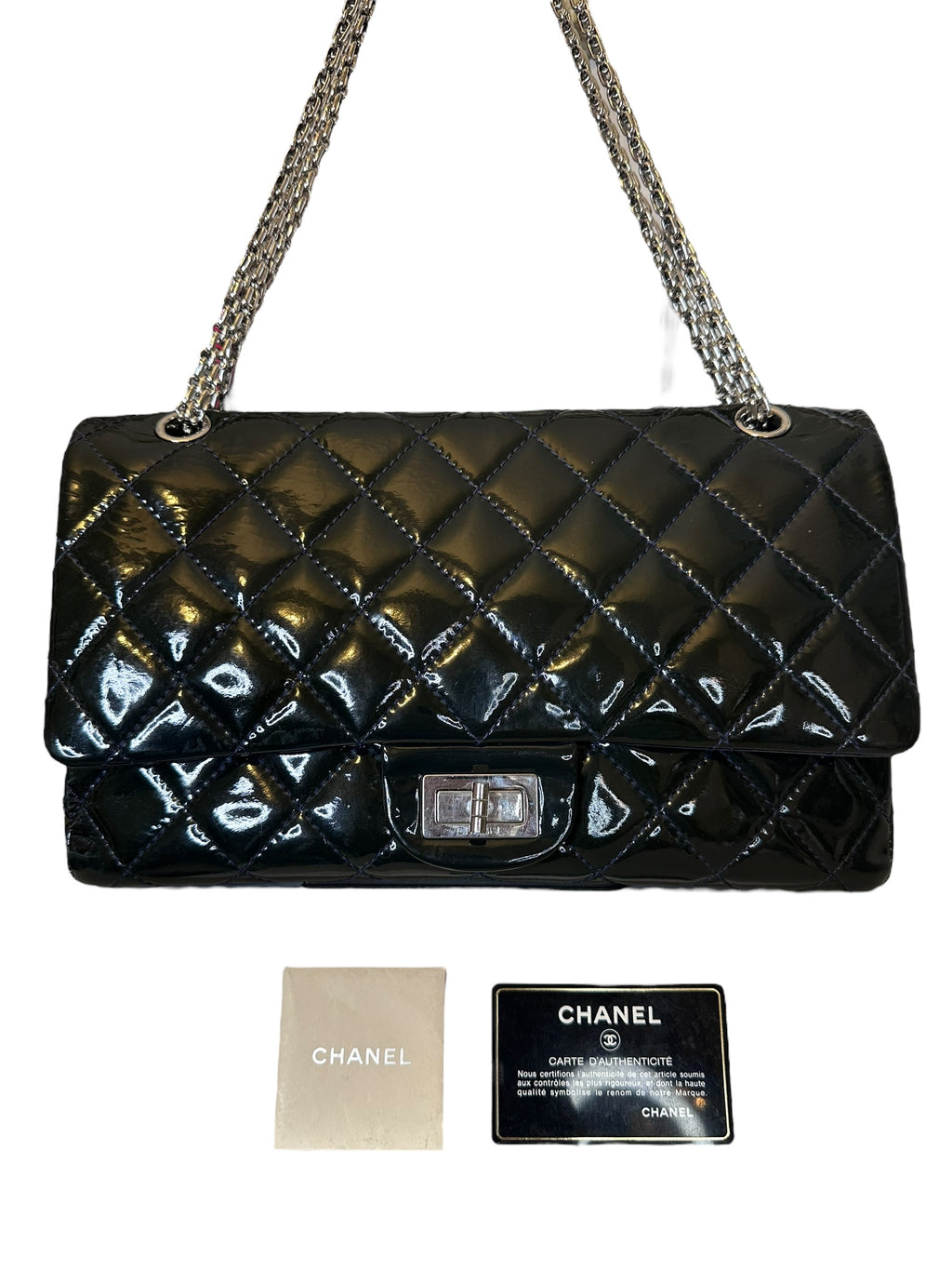 Preloved Chanel CC 2.55 Reissue Patent Lambskin Leather 00162025OP