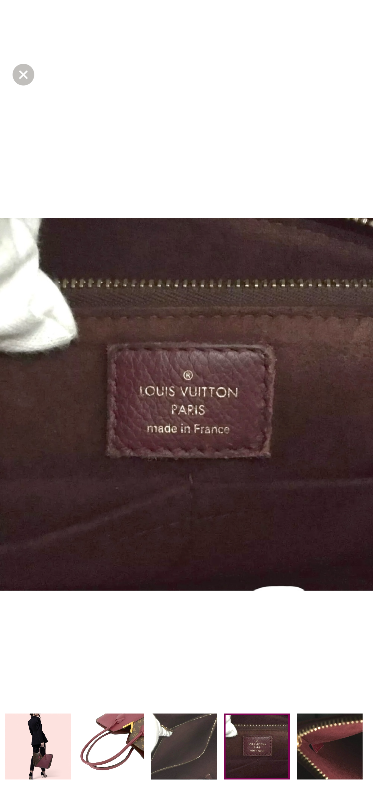 Preloved Louis Vuitton Kimono Monogram Tote 00372025OPUL