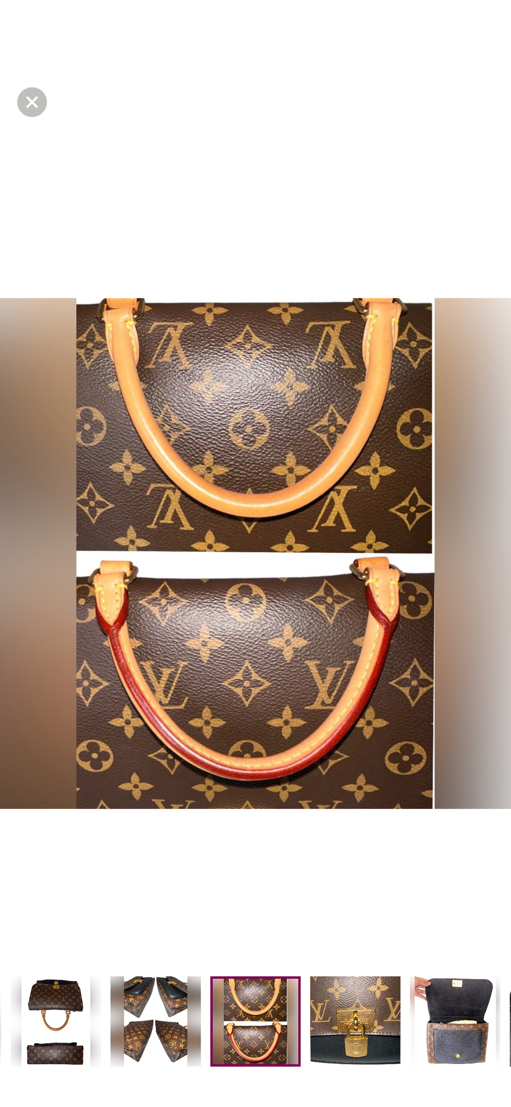 Preloved Louis Vuitton Black Marignan Monogram
