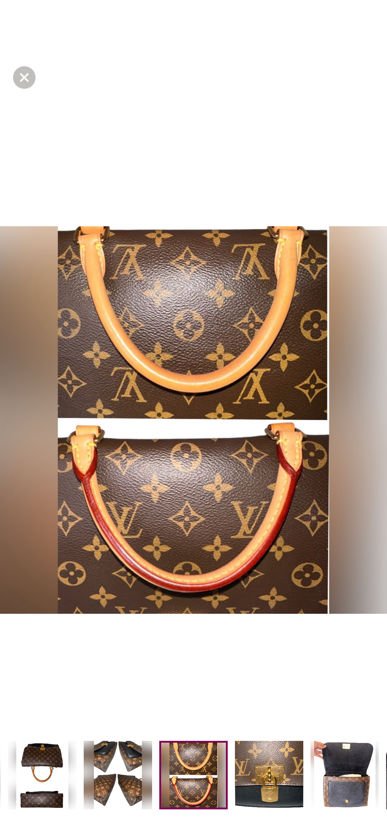Preloved Louis Vuitton Black Marignan Monogram