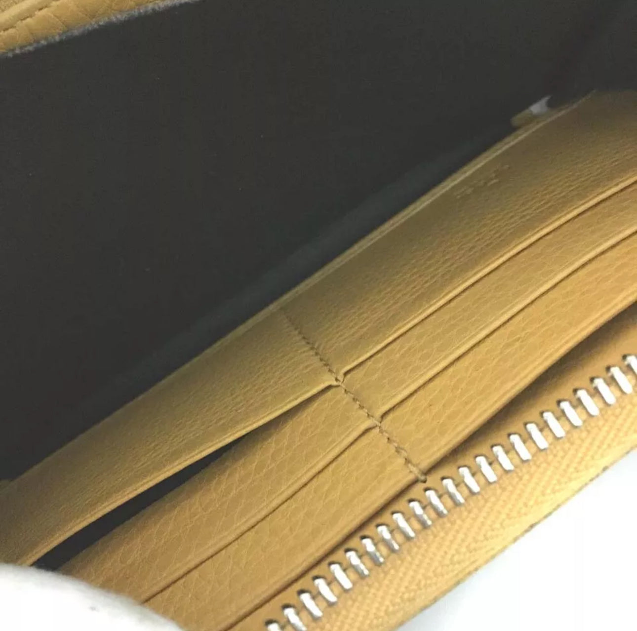 Preloved Gucci Bamboo Tassle GG Logo Canvas Long Wallet 00132025OP