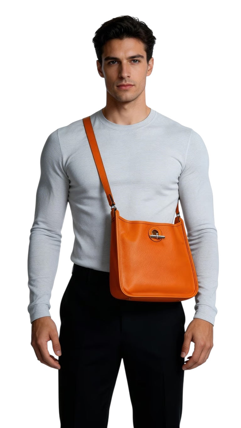 Preloved Hermes Vespa PM in Epsom Leather with Hermes Horse Accessory 00172026OPUL