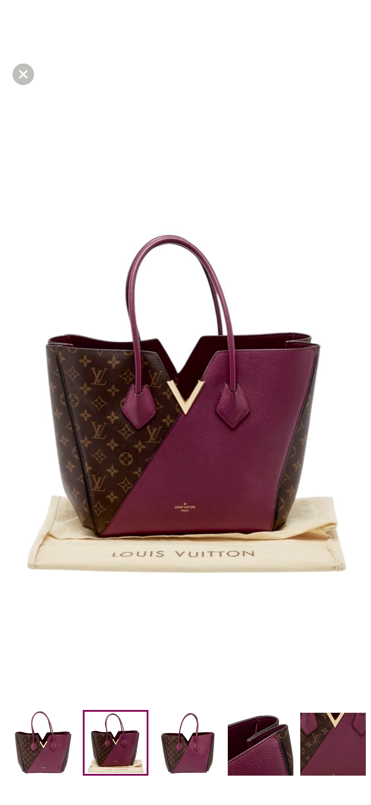 Preloved Louis Vuitton Kimono Monogram Tote 00372025OPUL