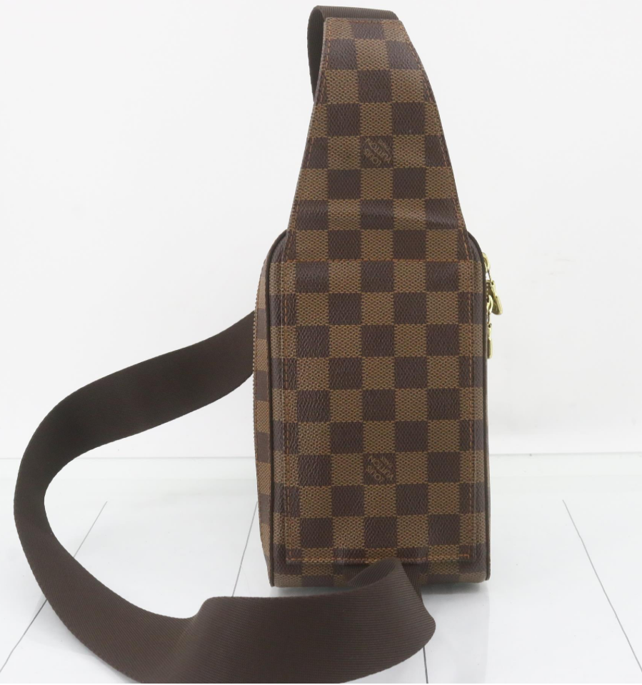 Preloved Louis Vuitton Geronimo in Damier Ebene 00302025OPUL