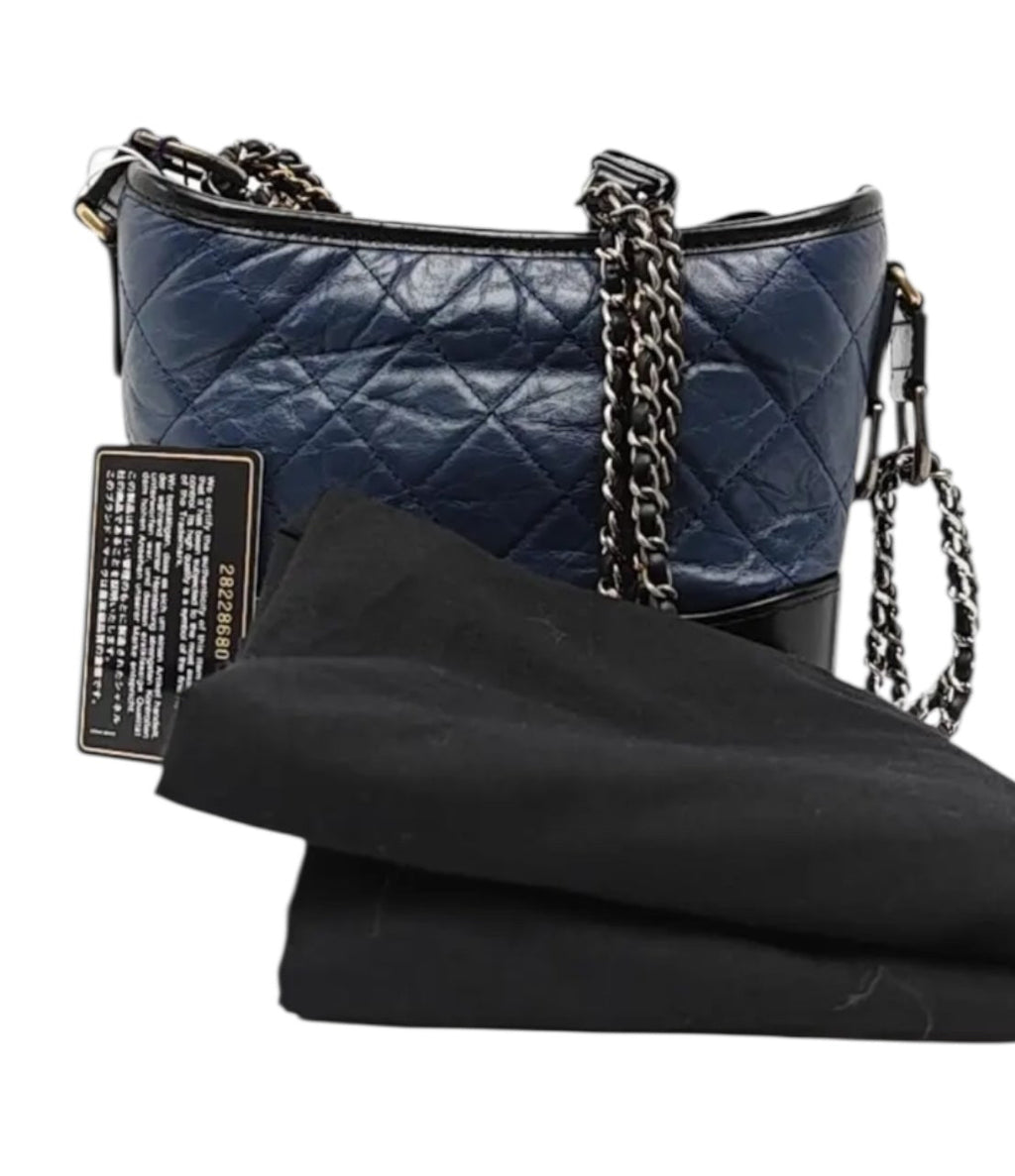 Preloved Chanel CC Gabrielle in Lambskin Leather Medium 00552025OPUL