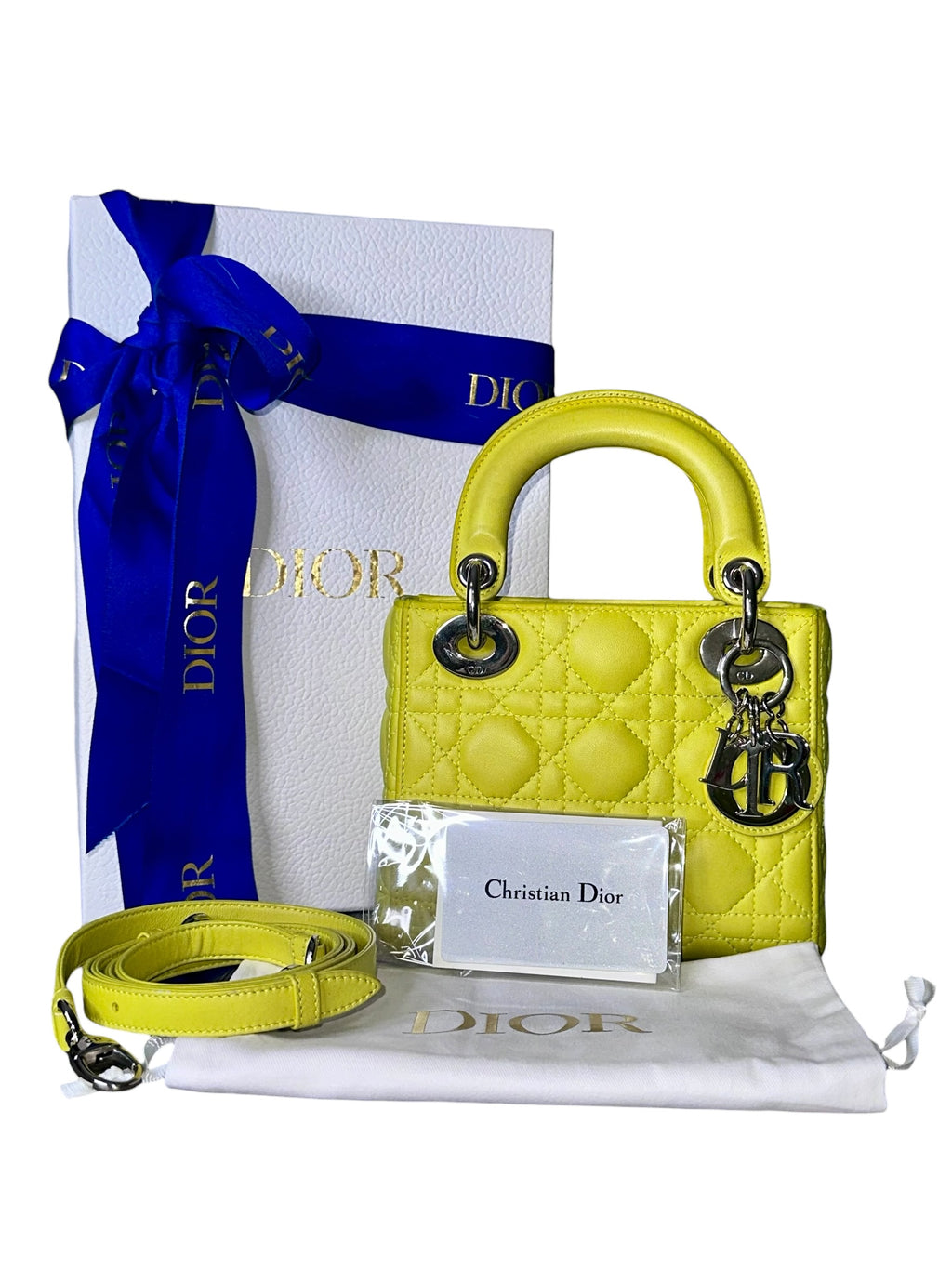 Preloved Christian Dior Lady Dior Mini Bag (Limited/Seasonal) - Full Set 00312026OPUL