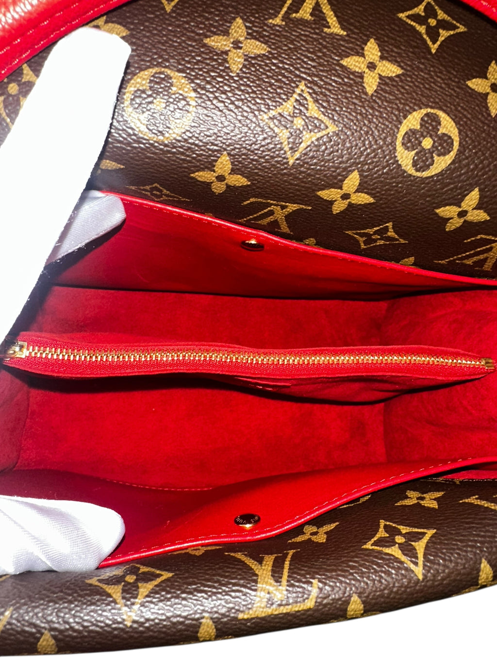 Preloved Louis Vuitton Double V Monogram Satchel (Full Set) 00112026OPUL