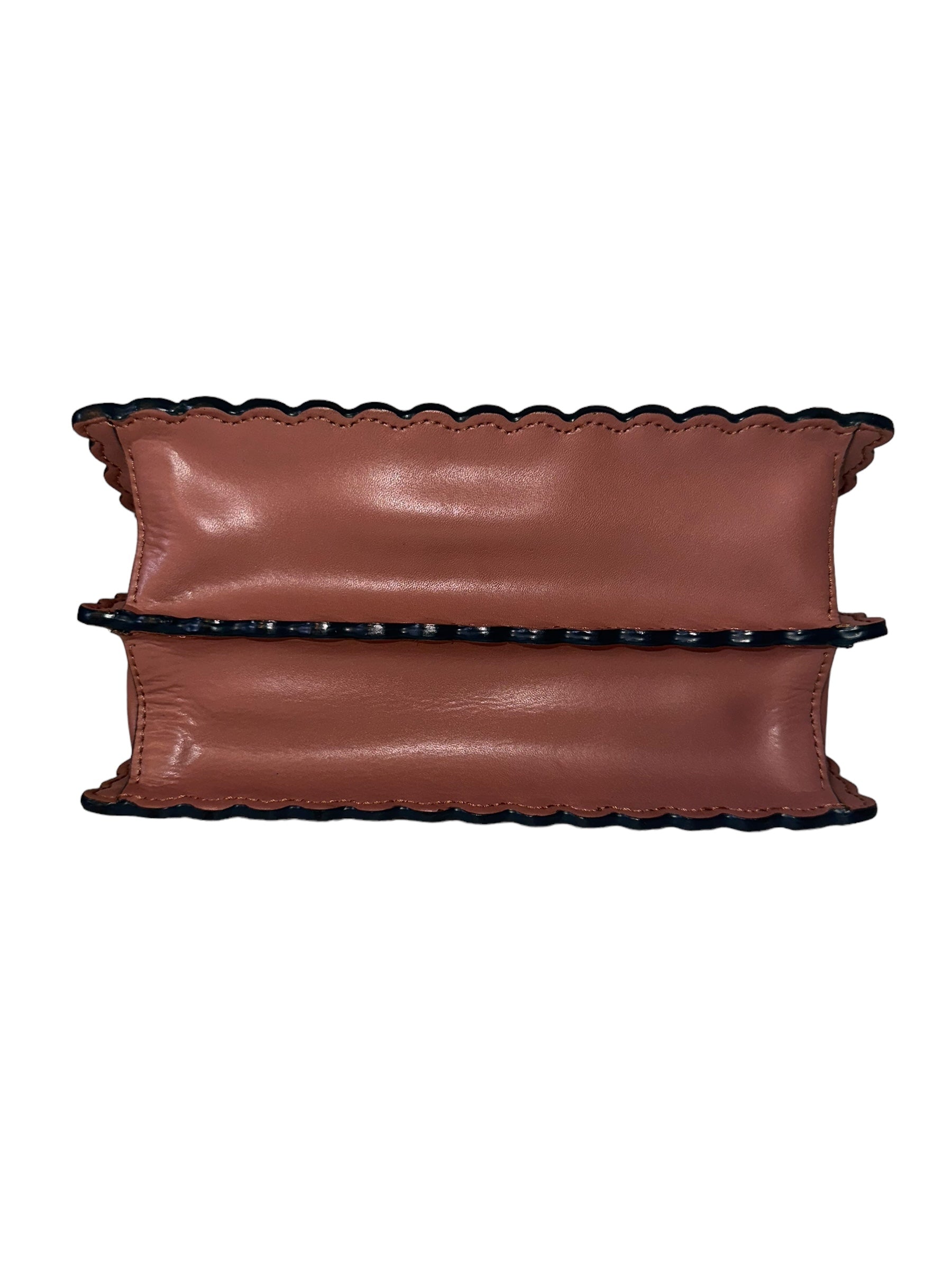 Preloved Fendi Vitello Liberty Scalloped Studded Small Kan 02352024OPUL