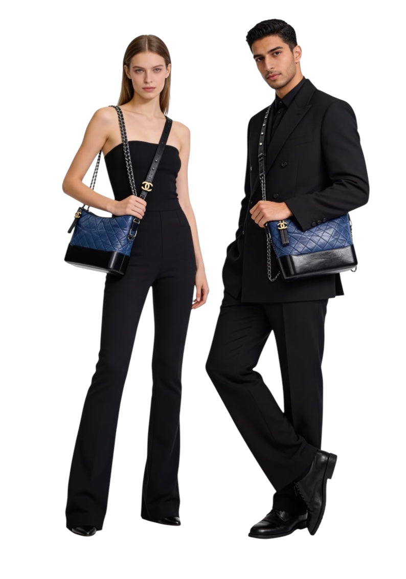 Preloved Chanel CC Gabrielle in Lambskin Leather Medium 00552025OPUL