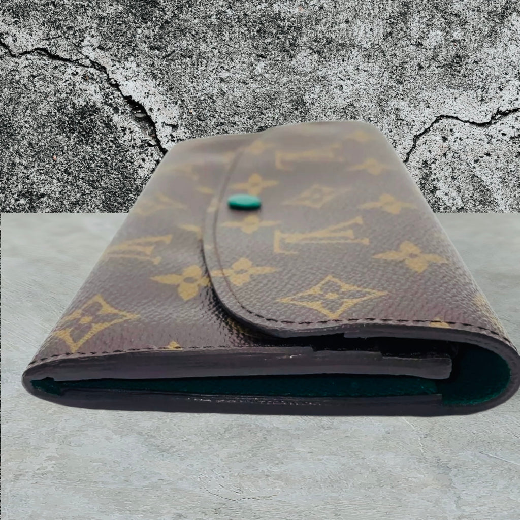 Preloved Louis Vuitton Monogram Portefeulle Emily Green with Box 01682024OPUL