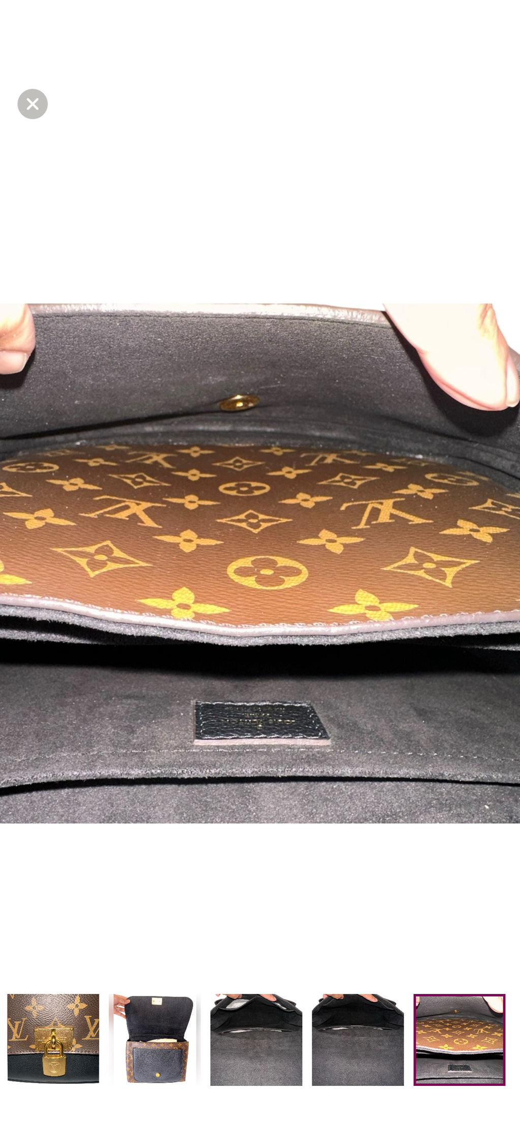 Preloved Louis Vuitton Black Marignan Monogram