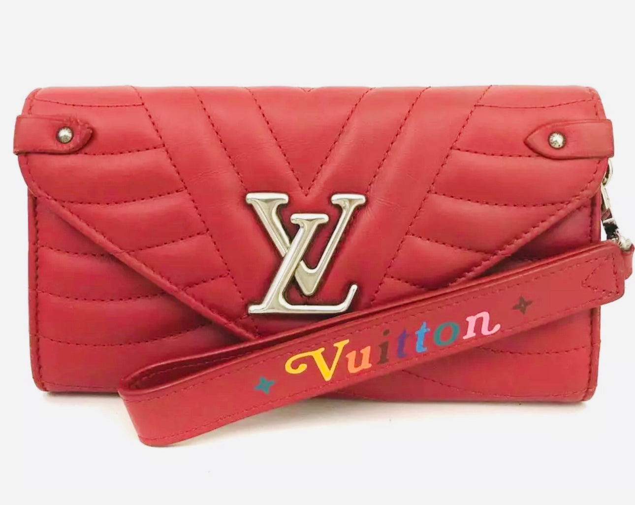Preloved Louis Vuitton LV New Wave in Quilted Red Calfskin Leather (02632024OPUL)