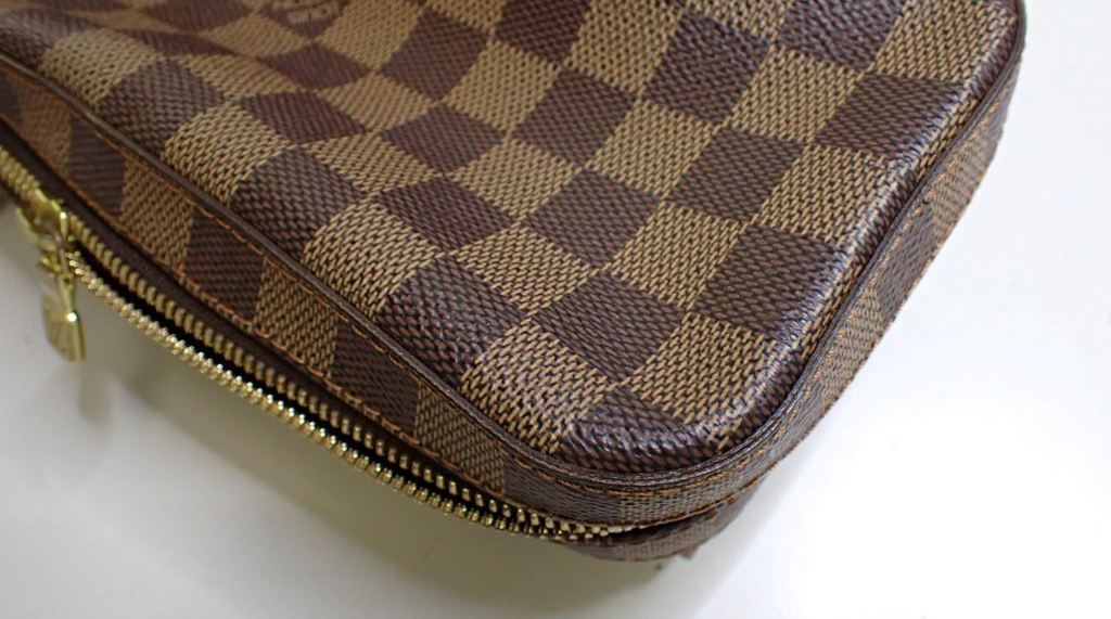 Preloved Louis Vuitton Geronimo in Damier Ebene 00302025OPUL