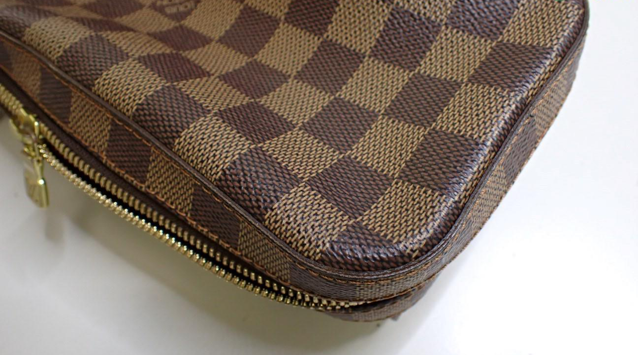 Preloved Louis Vuitton Geronimo in Damier Ebene 00302025OPUL
