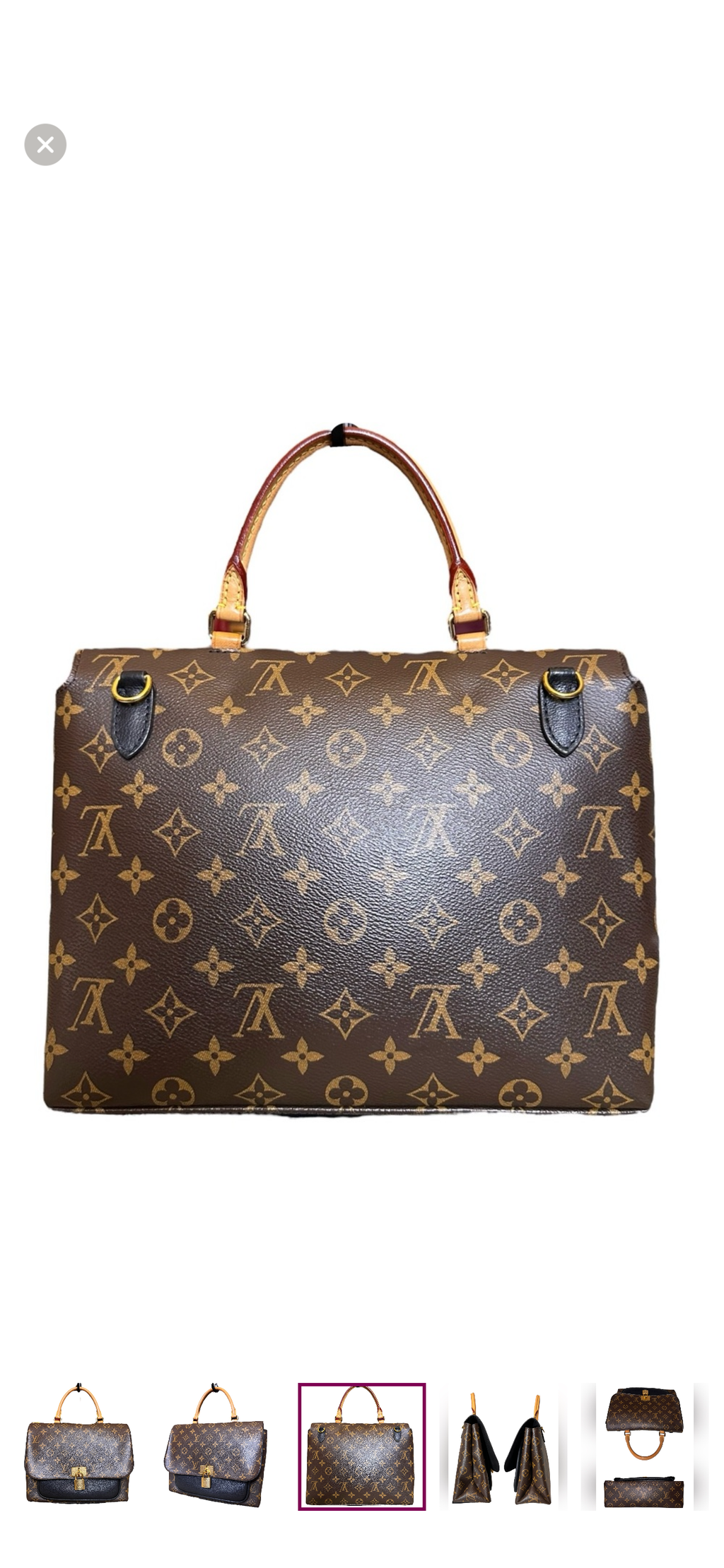 Preloved Louis Vuitton Black Marignan Monogram