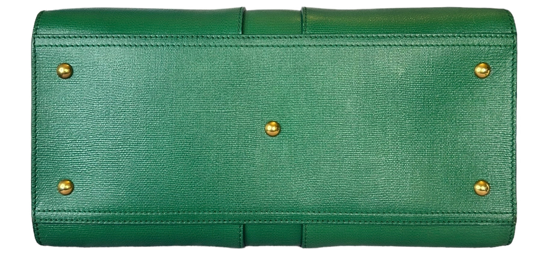 Preloved Saint Laurent YSL Full Grained Calfskin Leather Large Top Handle Satchel 00142024OPUL