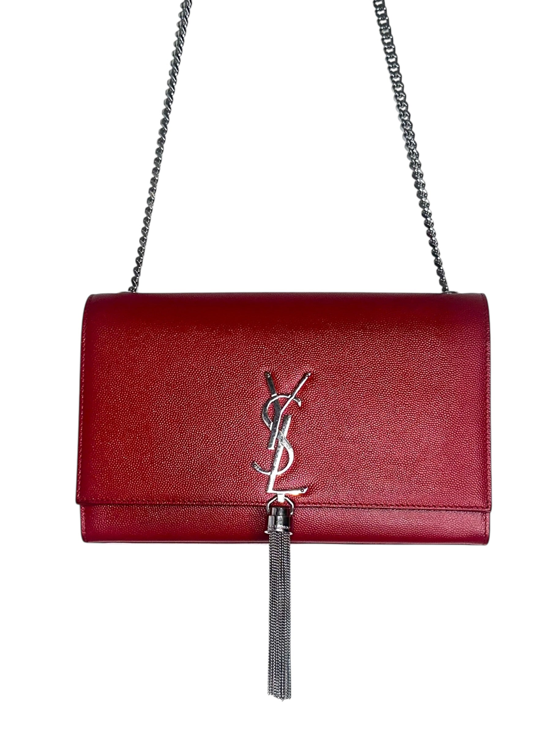 Preloved Saint Laurent Monogram YSL Kate Tassle, Medium 00292026OPUL