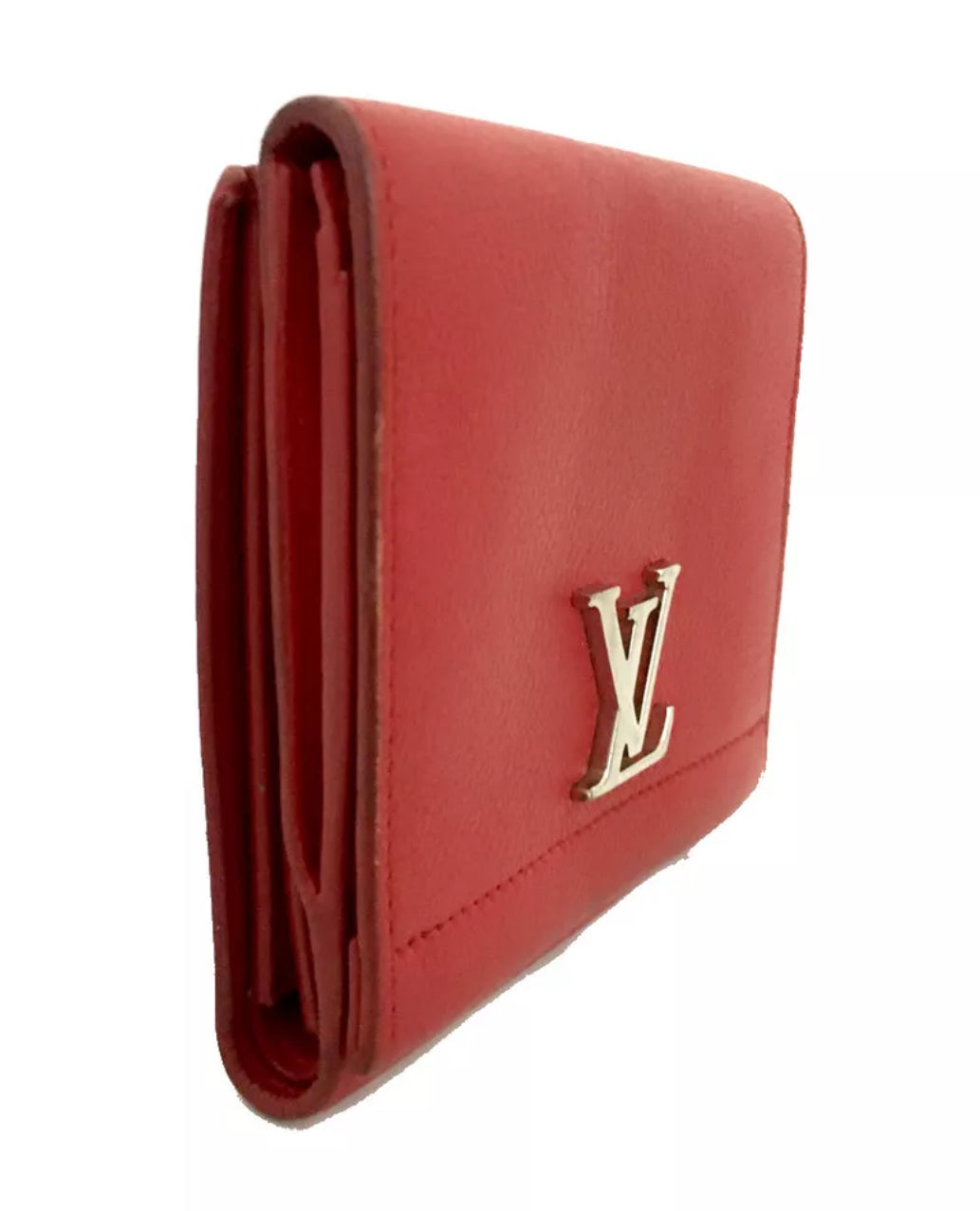 Preloved Louis Vuitton My Lock Me Taurillon Leather Compact wallet