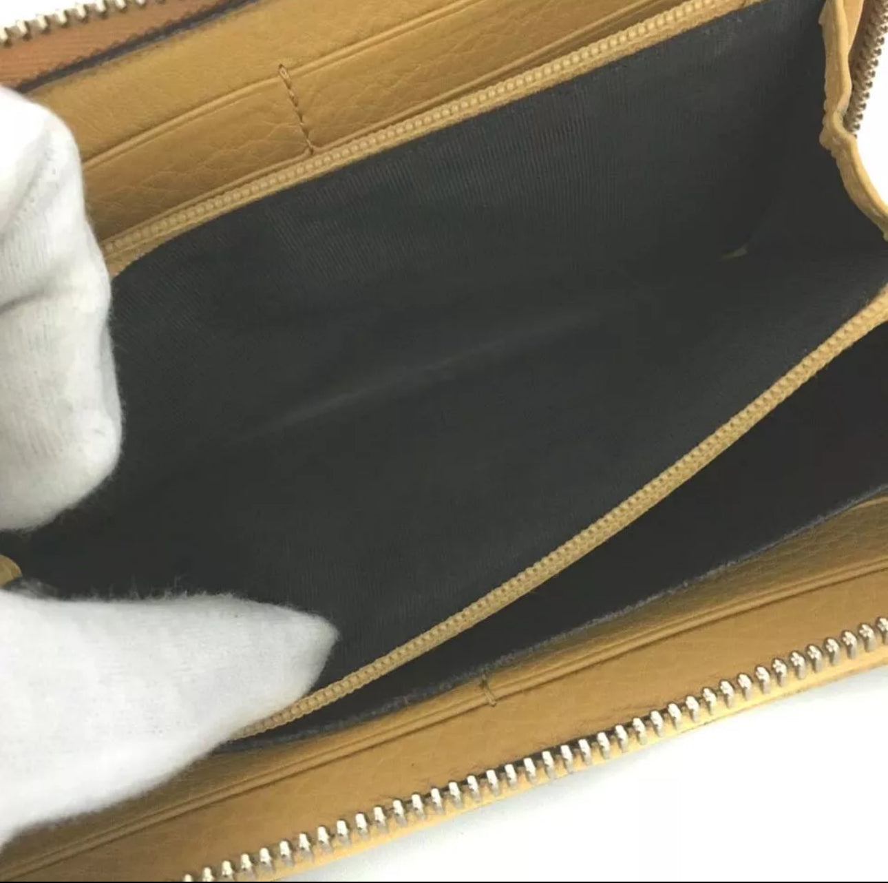 Preloved Gucci Bamboo Tassle GG Logo Canvas Long Wallet 00132025OP