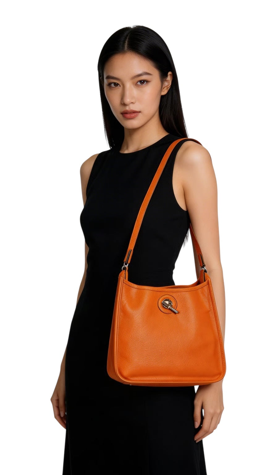 Preloved Hermes Vespa PM in Epsom Leather with Hermes Horse Accessory 00172026OPUL