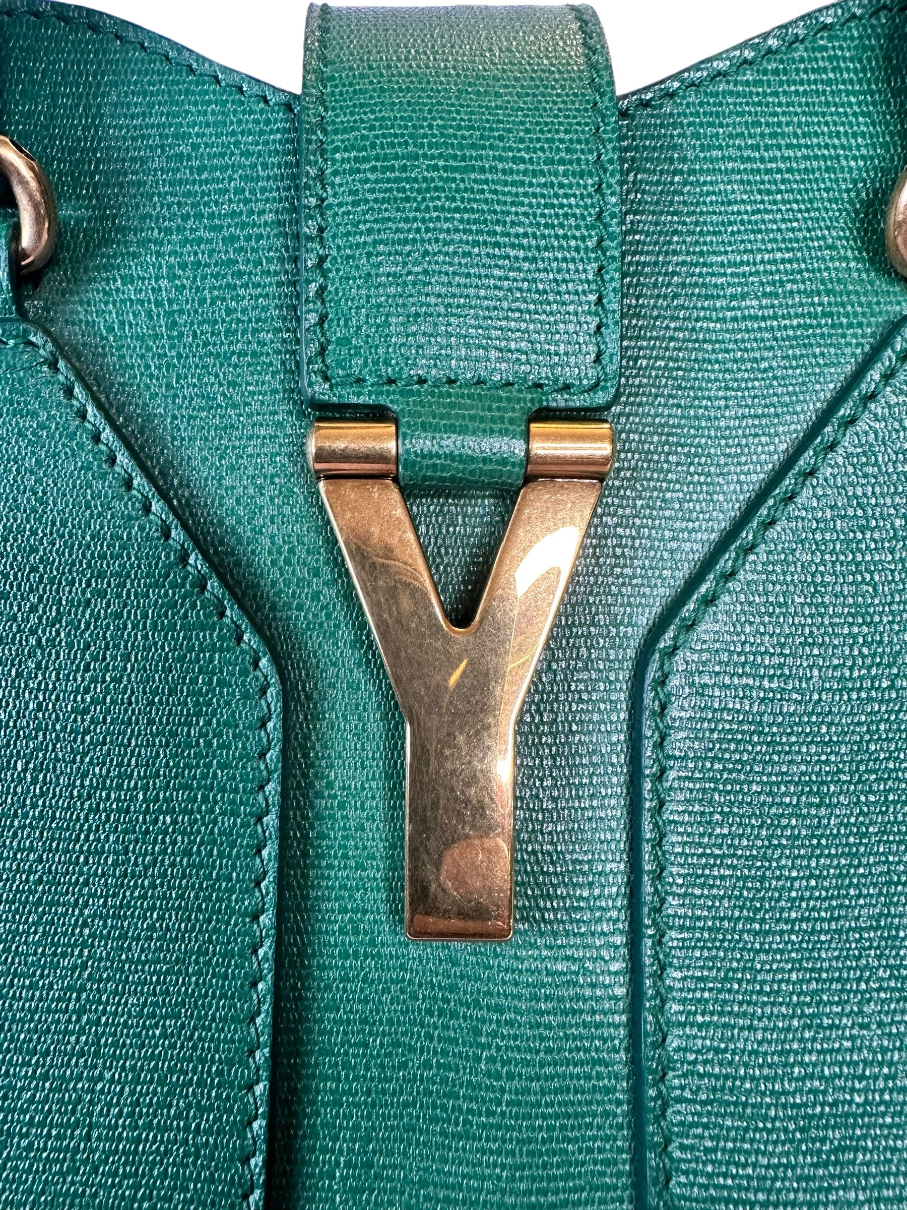 Preloved Saint Laurent YSL Full Grained Calfskin Leather Large Top Handle Satchel 00142024OPUL