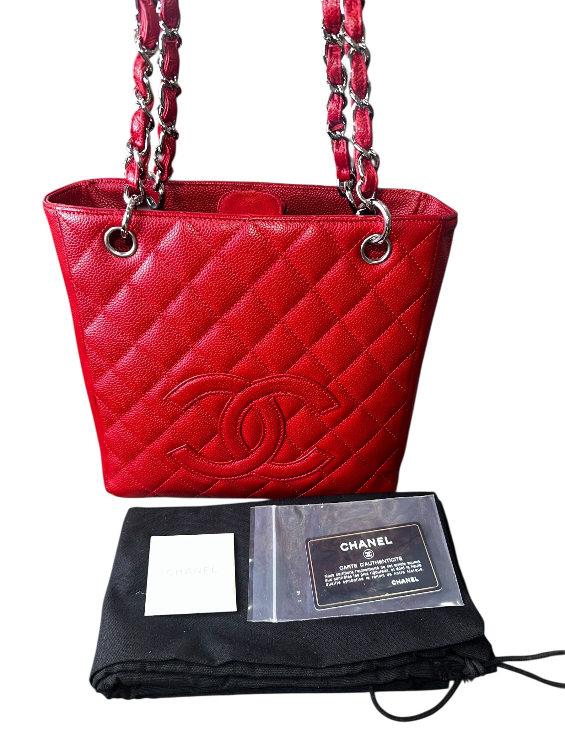 Preloved Chanel CC Caviar Micro PST 00102026OPUL