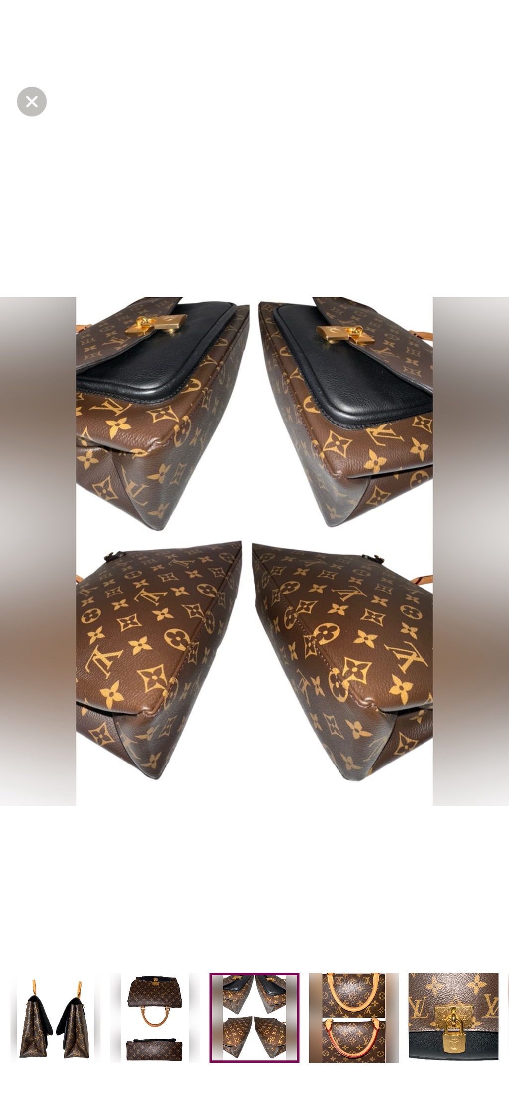 Preloved Louis Vuitton Black Marignan Monogram