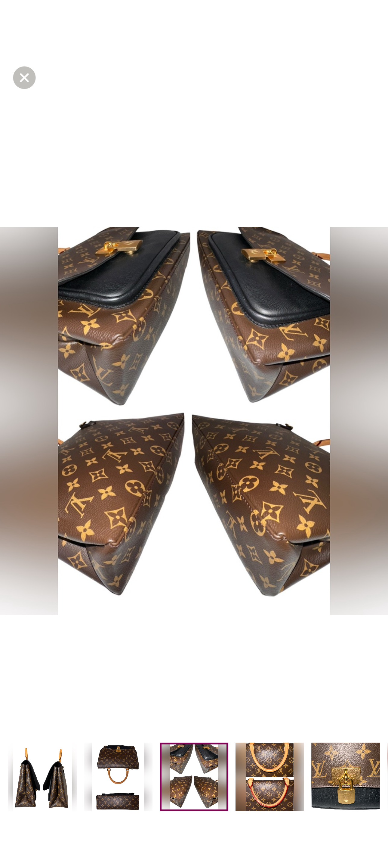 Preloved Louis Vuitton Black Marignan Monogram
