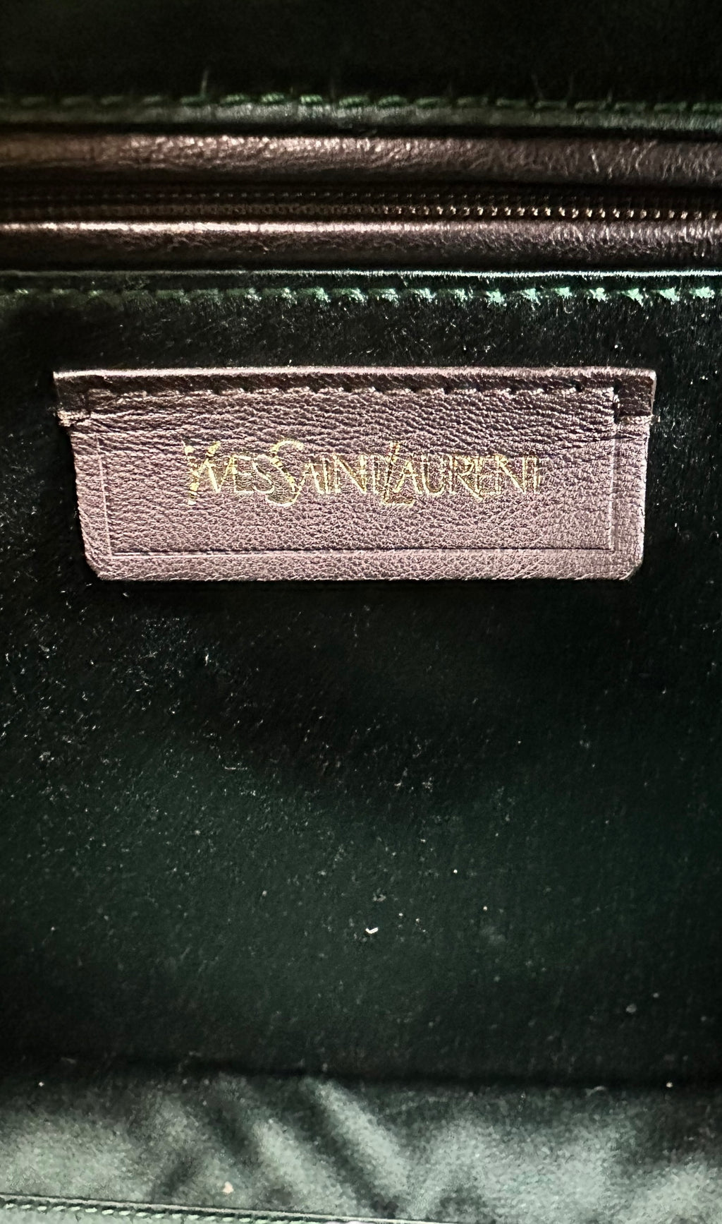 Preloved Saint Laurent YSL Full Grained Calfskin Leather Large Top Handle Satchel 00142024OPUL