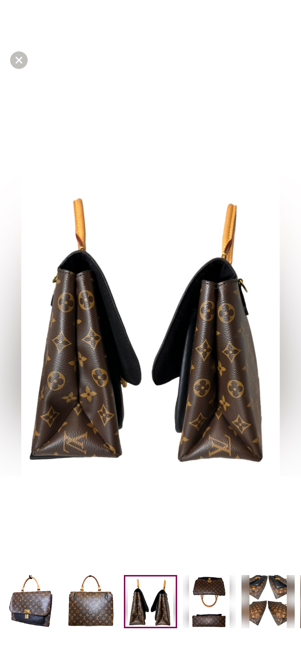 Preloved Louis Vuitton Black Marignan Monogram