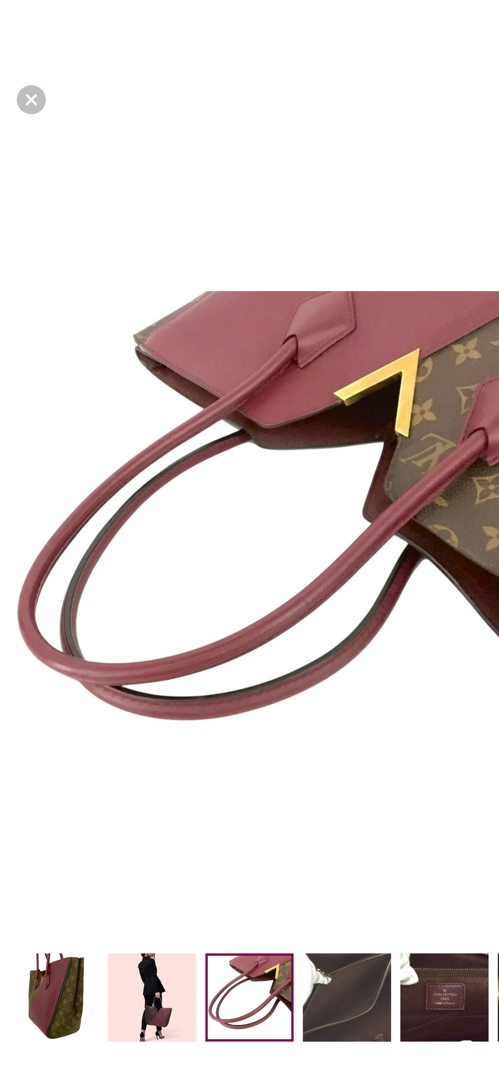 Preloved Louis Vuitton Kimono Monogram Tote 00372025OPUL