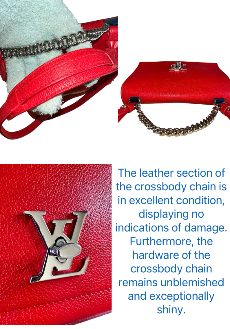 Preloved Louis Vuitton Rubis  Lock Me II BB 01482024OPUL