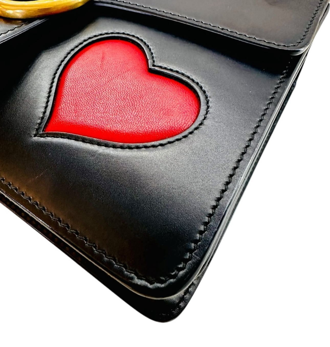 Preloved Gucci GG Marmont Limited Edition Heart Patchwork 03082024OPUL