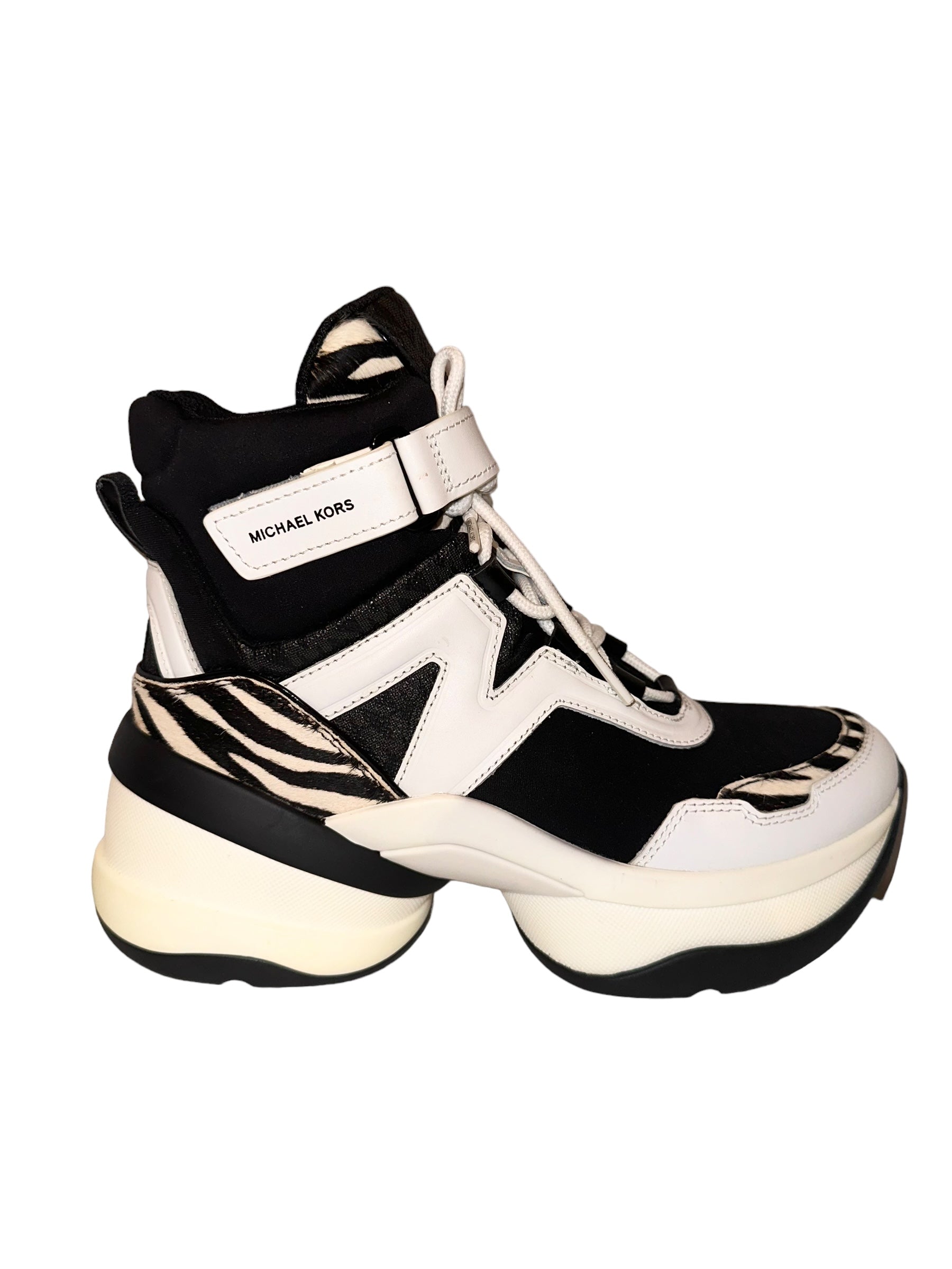 Michael Kors Olympia Lace-up Bootie Scuba 01962024OPUL