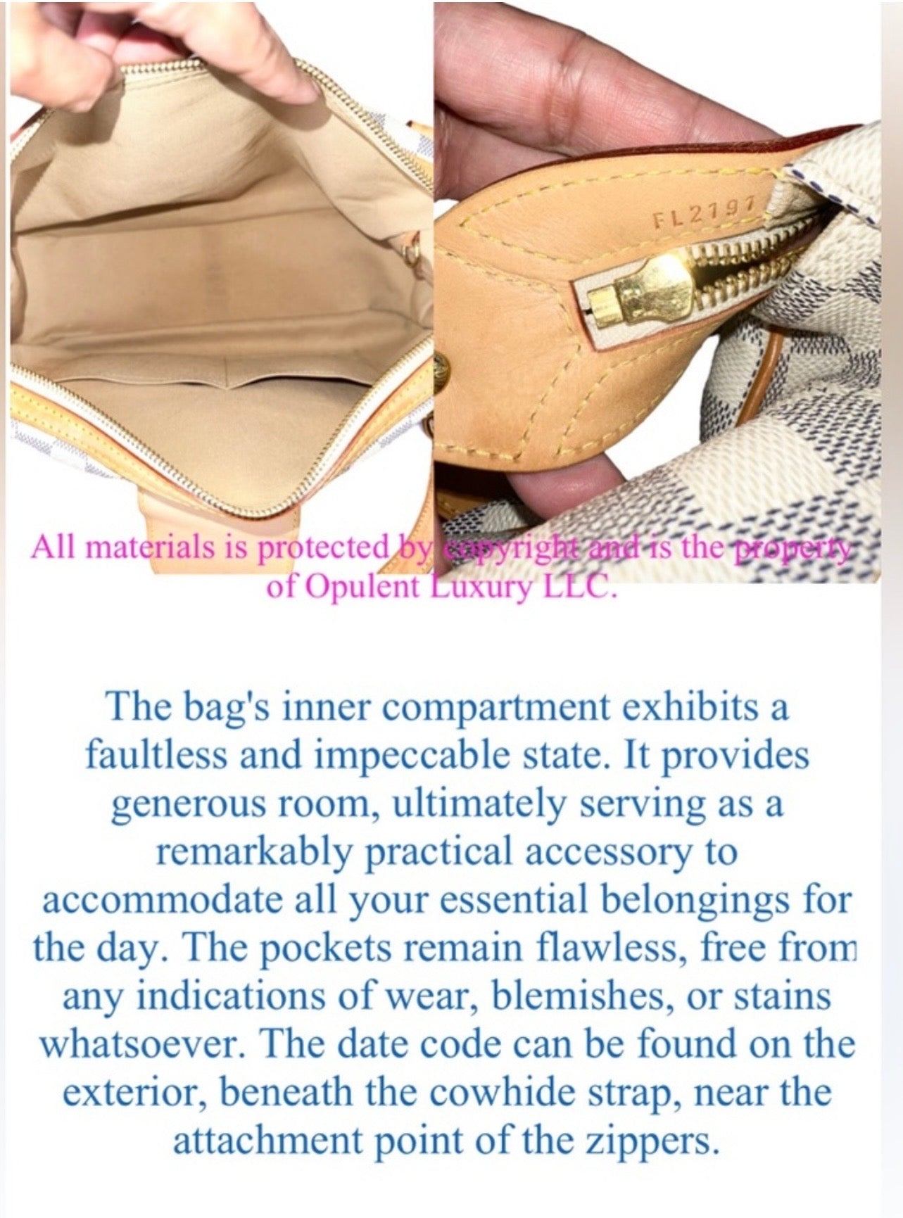 Louis Vuitton Stressa In Damier Azure 01662024OPUL